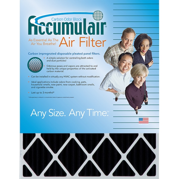 10x10x1 Pleated Air Filter, MERV 8, 4 PK